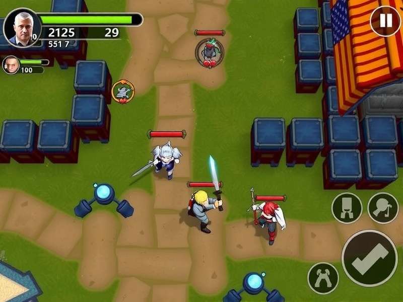 Intense Battle in Legendary Warriors Path Legendary Warriors Path Gameplay Screenshot